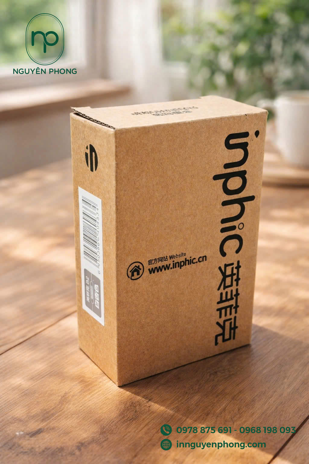 Mẫu in hộp giấy kraft giá rẻ 